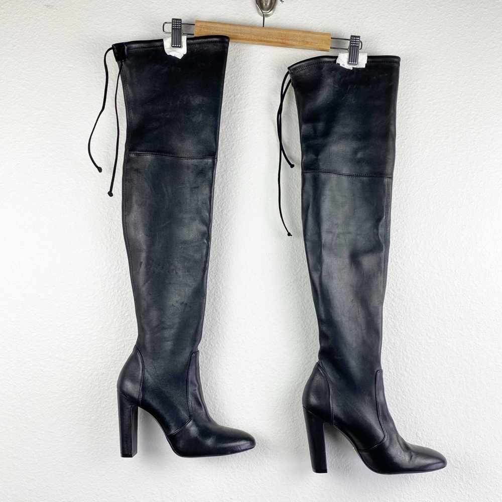 Stuart Weitzman Vidaland 100 Boot In Black Leathe… - image 6